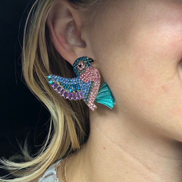 Hummingbird Drop Earrings! - Picture 4 of 5
